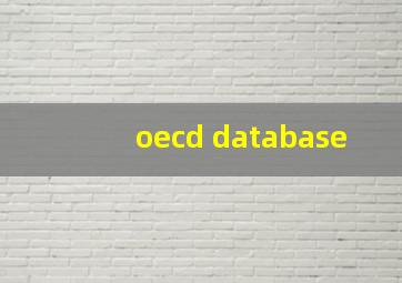 oecd database